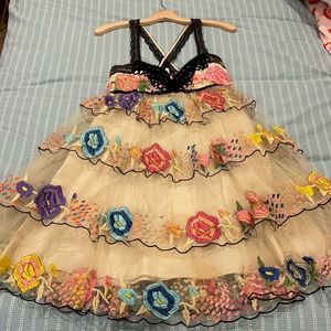 Love this summertime floral hand-stitched dress! One of my favs.